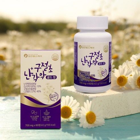 일진헬스케어 난각막 구절초 골드정 700mg x 60정 2개월분
