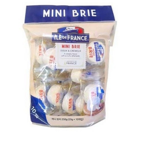 코스트코 일드 프랑스 미니 브리 치즈 250g (25g)