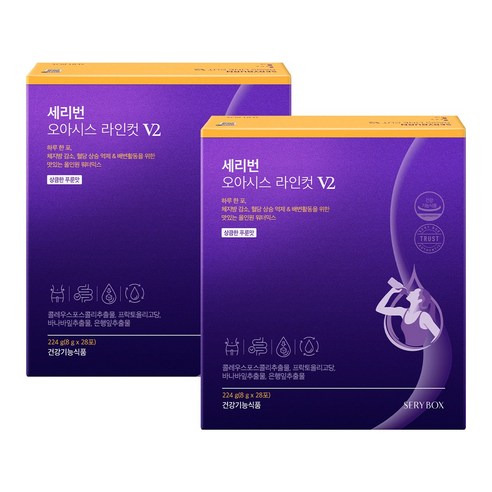 세리박스 세리번 오아시스 라인컷 V2 푸룬맛 28포
