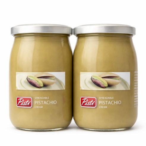 Pisti Sicilian Pistachio Cream Spread 피스티 시칠리아 피스타치오 크림 스프레드 600g 2팩