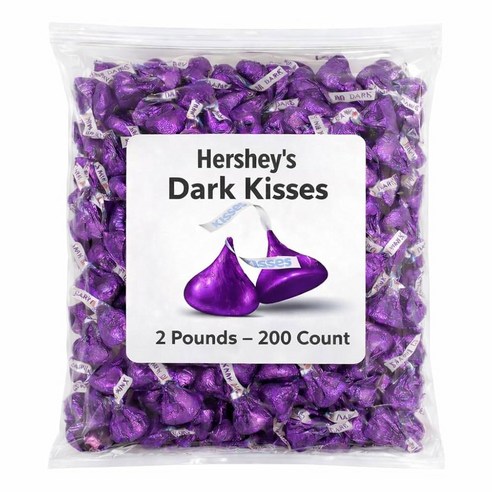 HERSHEYPURPLE KISSES 다크 200개 초콜릿 9KG SPECIAL 2파운드