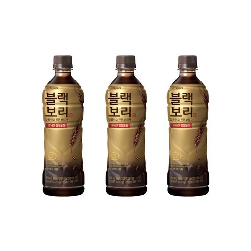 하이트진로 블랙보리 음료, 340ml, 12개