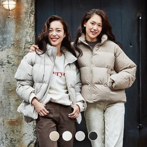 지오다노 여성 숏패딩