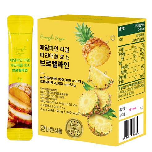 바른생활 매일파인 리얼 파인애플 효소