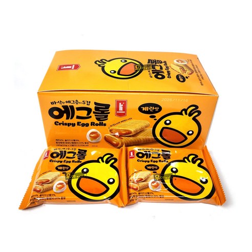 카만 크리스피 에그롤 계란맛 200g x 2개 (총 2개) 중국 상하이 기념품