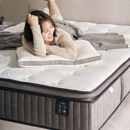 메이킹MK300 탄탄한 매트리스 허리에 좋은 독립스프링 하이브리드 필로우탑 천연양모 매트릭스 두께 330mm