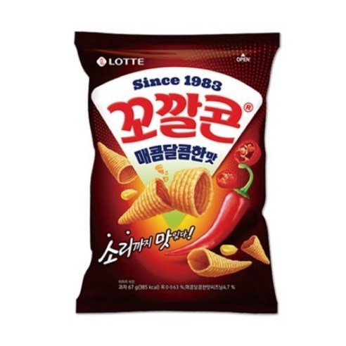 롯데제과 꼬깔콘 매콤달콤맛