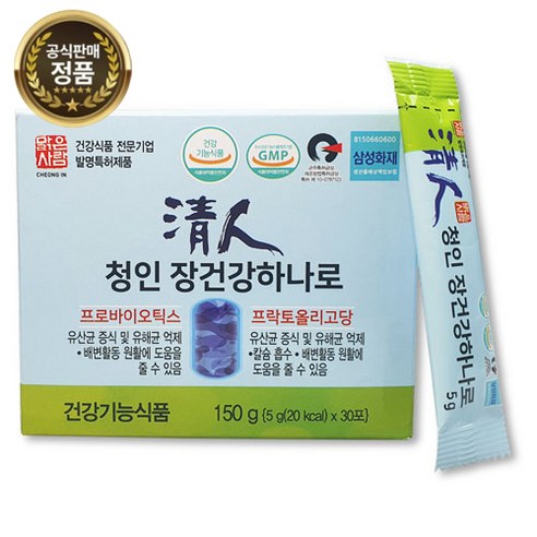 딱좋아 청인 장건강하나로 150g