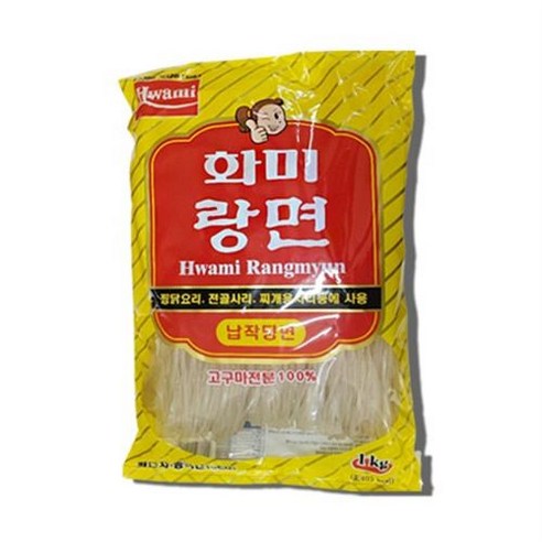화미 납작한 당면