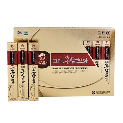 삼시대 고려 홍삼 천과 선물세트 300g (30gX10개), 300g, 10개