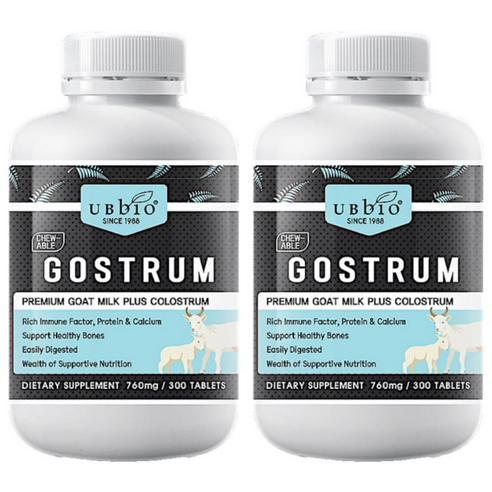 유비바이오 고스트럼 산양유 초유 760mg 300정 x2 (1068)