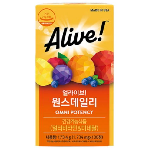 얼라이브 원스 데일리 멀티비타민