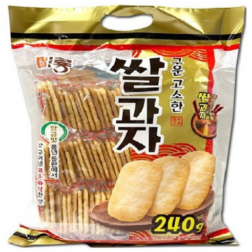 [달콤진] 미룡 구운 고소한 쌀과자, 240g, 1개