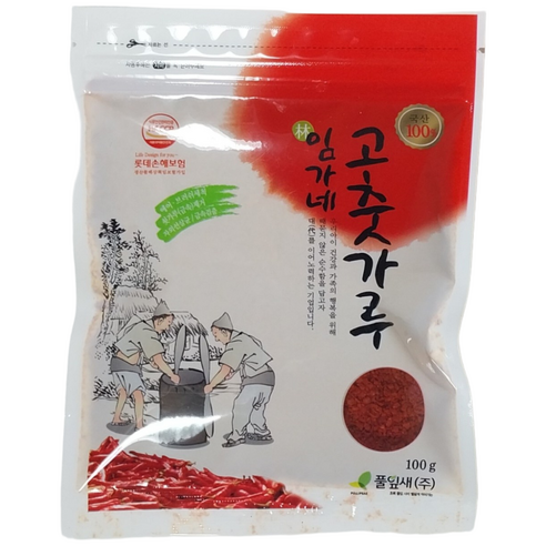 임가네 고춧가루(국산) 100g X 40봉 (무료배송), 40개, 100g, 굵은가루