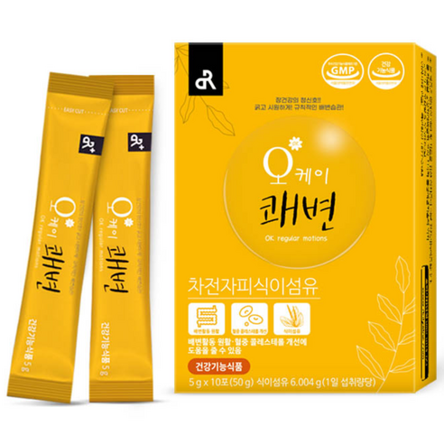 오케이쾌변 차전자피 식이섬유 50g(10포), 50g, 1개