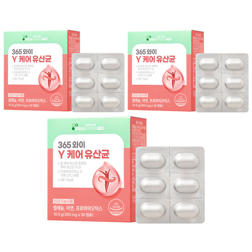 이너랩 365 와이케어 유산균, 30정, 3개