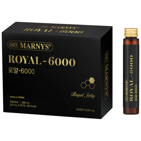 마니스 로얄6000 10병 1박스 고함량 액상형 로얄젤리 프로폴리스 비타민 E