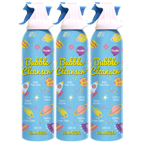 [홈앤키즈] 버블클렌저 바디클렌저 파우더 250ml, 250ml, 3개