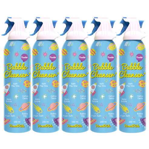 [홈앤키즈] 버블클렌저 바디클렌저 파우더 250ml, 250ml, 5개