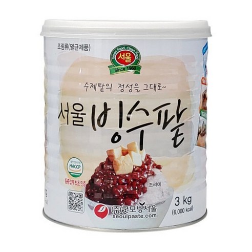 자연일로 굿모닝서울 빙수팥 팥빙수팥 통조림 팥빙수재료
