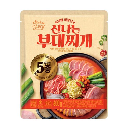 빅마마이혜정 부대찌개 600g, 4개, 600g