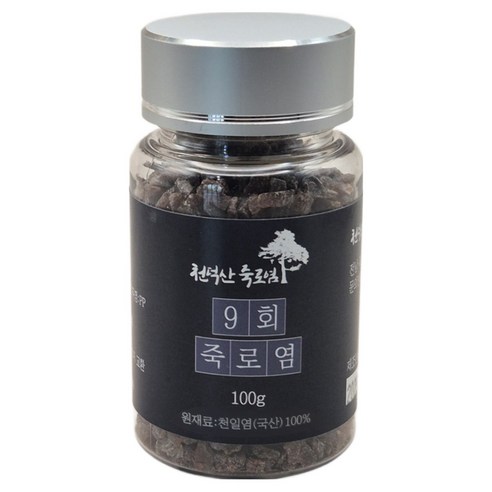 천덕산죽로염 9회 죽염 알갱이, 100g, 1개