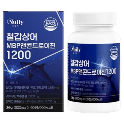 복합기능성 뼈건강 관절 연골관리 뮤코다당단백 철갑상어 MBP앤콘드로이친1200 60정 철갑상어연골 MBP 관절건강맞춤 시너지부원료 SPT영양제