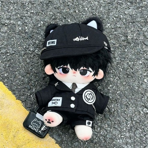 20cm 인형 옷, black, 1개