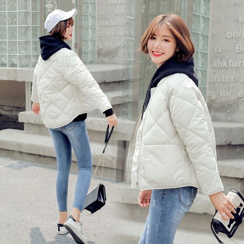 여성숏패딩