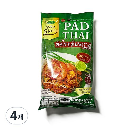 태국 YOKSIAM 스파이시 팟타이 쌀국수 밀키트 / Thai YOKSIAM PAD THAI SPICY RICE NOODLE MEAL KIT