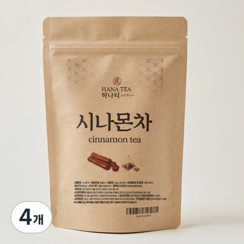 100%시나몬티백차
