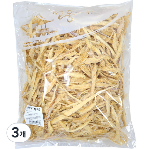 자연건조 최상급 황태채 북어채, 70g, 3개