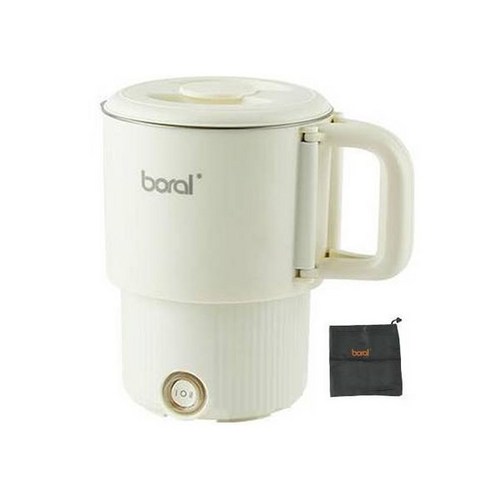보랄 접이식 스텐 보온 멀티포트 + 파우치, BR-W600K