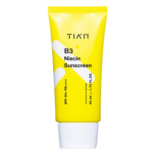 티암 비타민B3 나이아신 끈적임 백탁없는 수분크림같은 자외선차단제선크림 SPF 50+ PA++++, 1개, 50ml