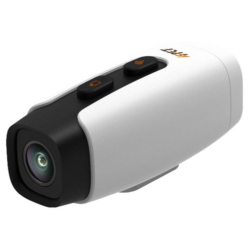 포팩트 헬멧 액션캠 오토바이 자전거 블랙박스 HC01, 화이트