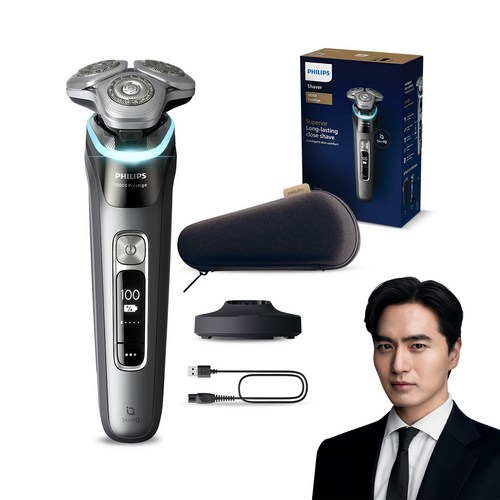 필립스 코리아 i9000 프레스티지 전기면도기, XP9202/10, 다크슬레이트