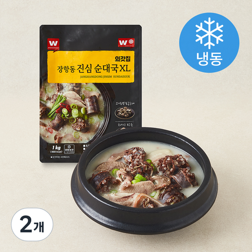 [로켓프레시] 외갓집 장항동 진심 순대국 XL (냉동), 1kg, 2개