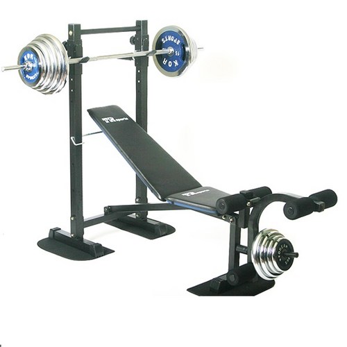 국산 각도조절 레그 벤치프레스 크롬 20kg~90kg세트, 크롬레그벤치60kg세트