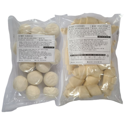 신세계 모닝빵 크로아상 생지 2종2kg, 1kg, 1세트