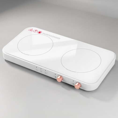 홈플래닛 2구 인덕션 2800W 슬림디자인 전기레인지