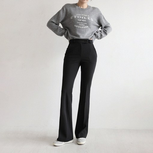 앤드스타일 여성용 숏롱 기장 맞춤시리즈15 데일리 슬림핏 사방스판 부츠컷 슬랙스 264955