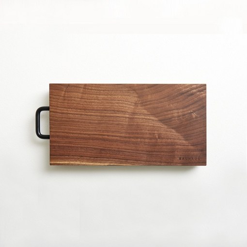 흑백요리사 바우하우스 북미산 호두나무 도마 모던핸들 3518 소 통원목도마