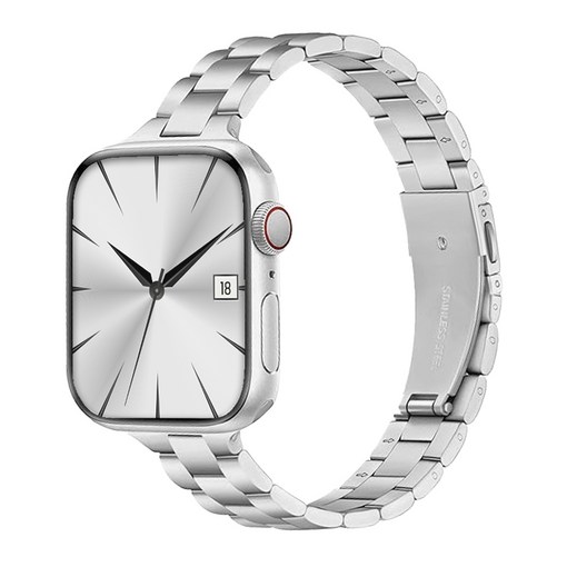 럽미리브 애플워치 8 7 SE SE2 호환 슬림 메탈 스트랩