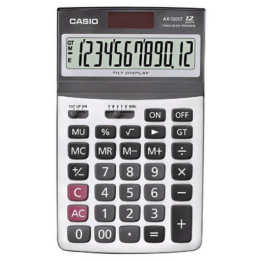 카시오 일반용 계산기 AX-120ST