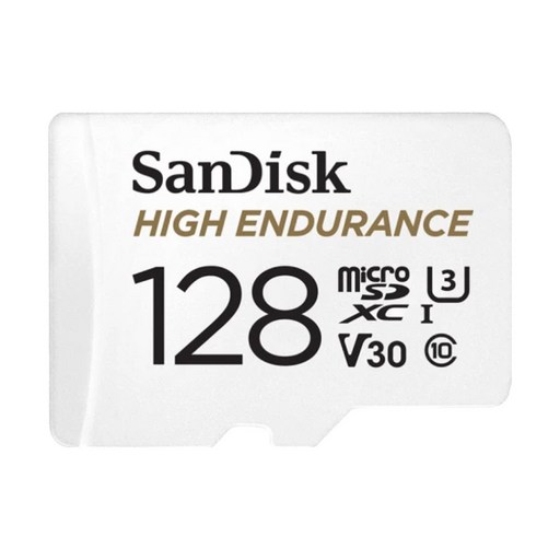 SanDisk 晟碟 公司貨 高耐寫度microSD 記憶卡, 128GB, 1個
