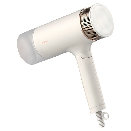 UN-A1690 유닉스 메탈티 헤어드라이기 1700W 화이트골드 스타일리시한 헤어드라이기