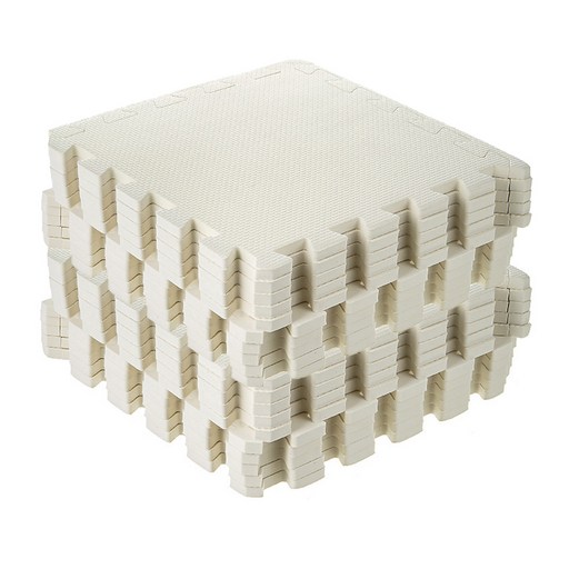 코멧 펫 반려동물 퍼즐 매트 32.5x32.5cm, 화이트, 20개, 20개