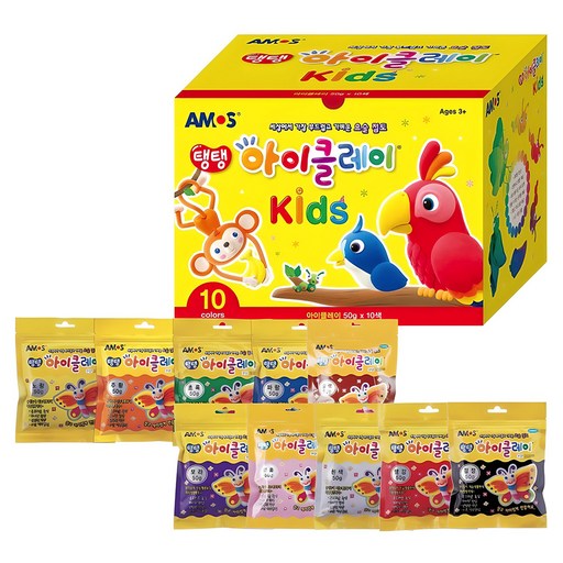 아이클레이 키즈 10색 세트