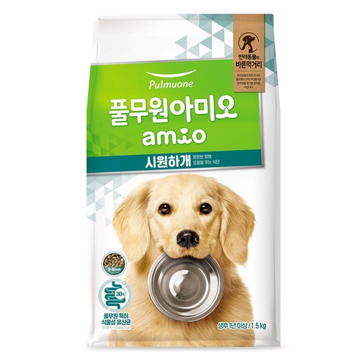 풀무원아미오 강아지 시원하개 기능성 사료