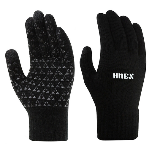 HNEX 스마트폰 터치 방한 논슬립 스포츠 니트 장갑으로 겨울을 따뜻하게 준비하세요
